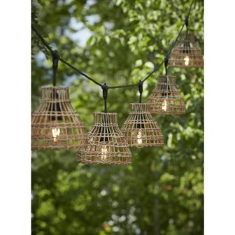 Girlanda ogrodowa outdoor 6,5m z abażurami Sara
